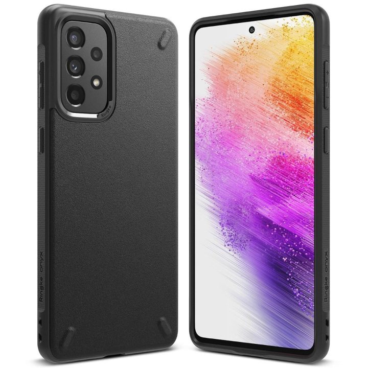 Ringke Onyx patvarus TPU dangtelis, skirtas Samsung Galaxy A73 , juodas