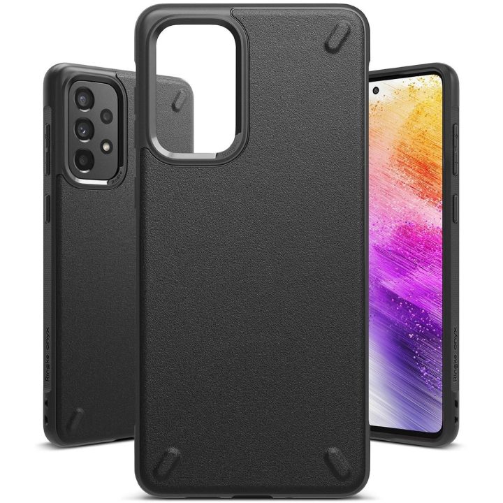 Ringke Onyx patvarus TPU dangtelis, skirtas Samsung Galaxy A73 , juodas