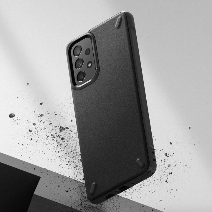 Ringke Onyx patvarus TPU dangtelis, skirtas Samsung Galaxy A73 , juodas