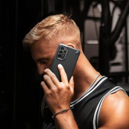 Ringke Onyx patvarus TPU dangtelis, skirtas Samsung Galaxy A73 , pilkas