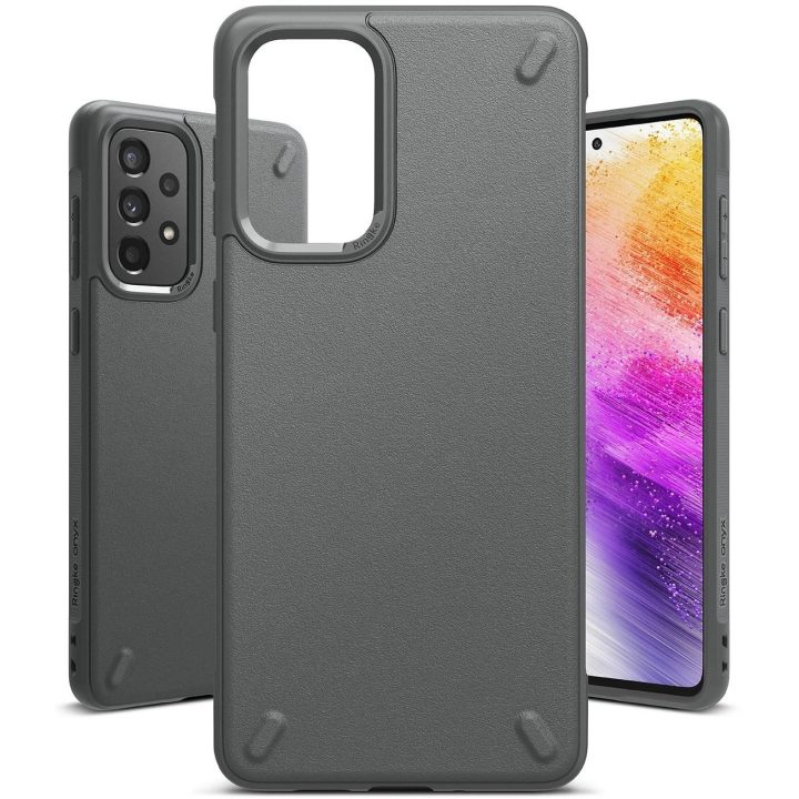 Ringke Onyx patvarus TPU dangtelis, skirtas Samsung Galaxy A73 , pilkas