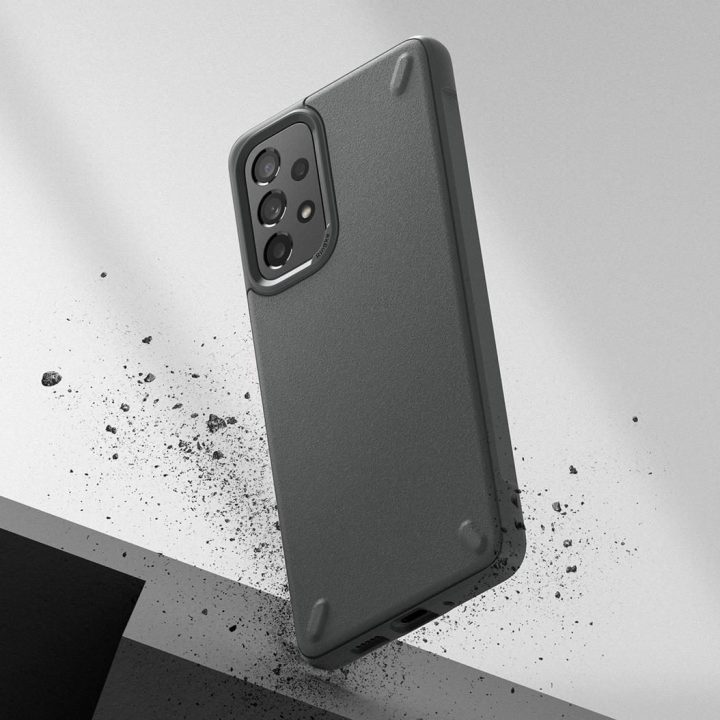 Ringke Onyx patvarus TPU dangtelis, skirtas Samsung Galaxy A73 , pilkas