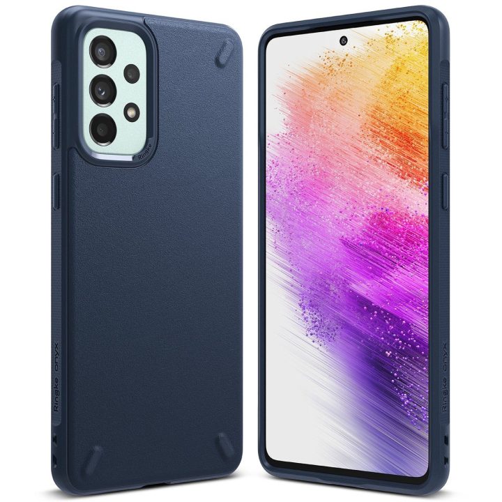 Ringke Onyx patvarus dangtelis Samsung Galaxy A73 tamsiai mėlynas