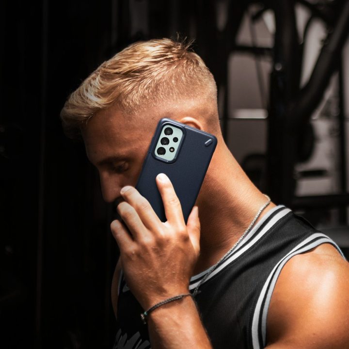Ringke Onyx patvarus dangtelis Samsung Galaxy A73 tamsiai mėlynas