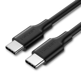 C tipo USB įkrovimo ir duomenų perdavimo kabelis 3A 2 m, juodas (US286)