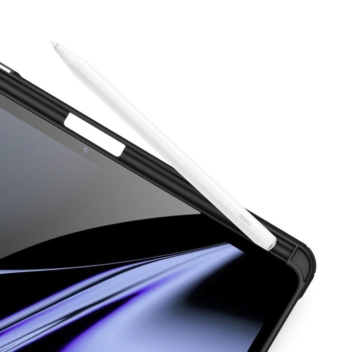 Toby šarvuotas išmanusis dėklas Oppo Pad su plunksnos laikikliu juodas