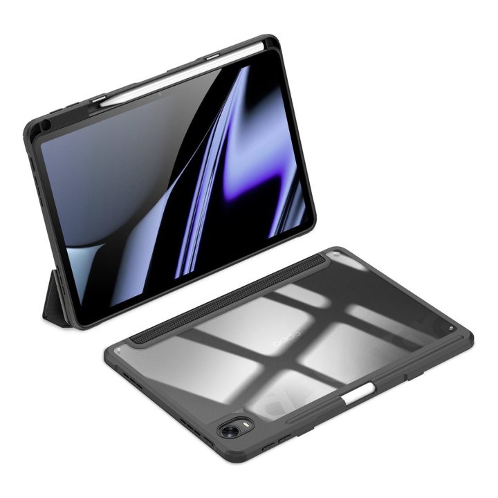 Toby šarvuotas išmanusis dėklas Oppo Pad su plunksnos laikikliu juodas