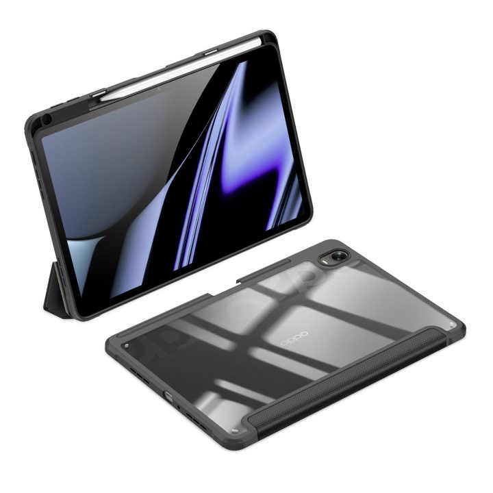 Toby šarvuotas išmanusis dėklas Oppo Pad su plunksnos laikikliu juodas