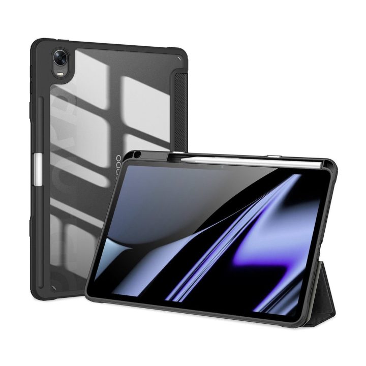 Toby šarvuotas išmanusis dėklas Oppo Pad su plunksnos laikikliu juodas
