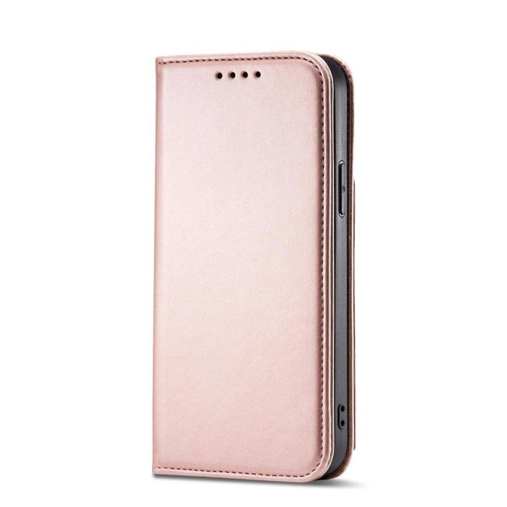 Magnetinis kortelių dėklas iPhone 13 Pro Pouch Card Wallet Card Holder Pink