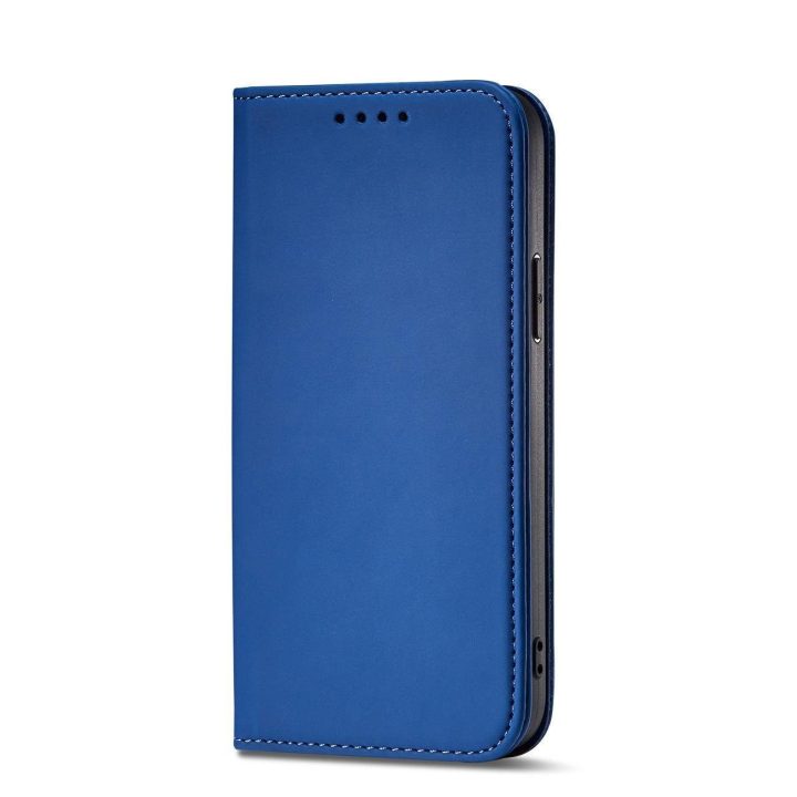 Magnetinis kortelių dėklas iPhone 13 Pro Max Pouch Card Wallet Card Holder Blue