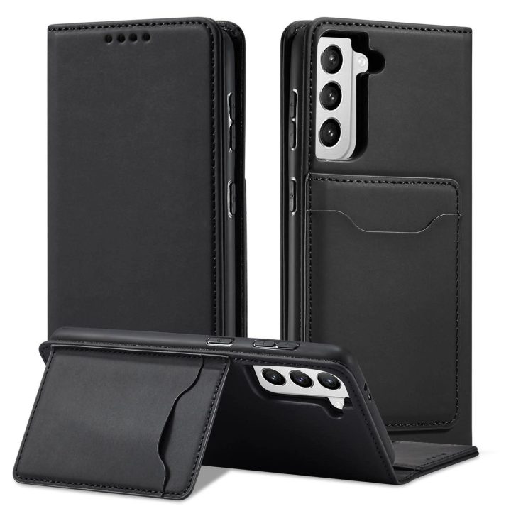 Magnetinis kortelių dėklas Samsung Galaxy S22 + (S22 Plus)