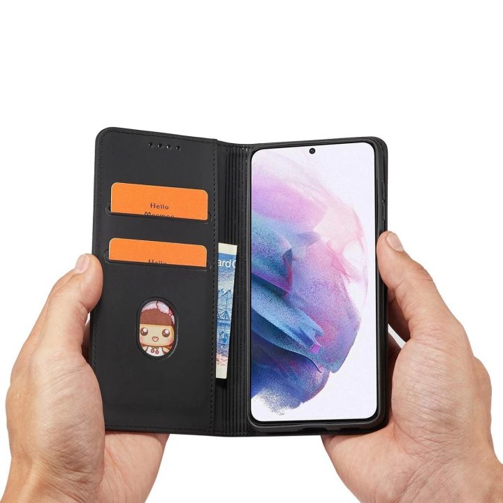 Magnetinis kortelių dėklas Samsung Galaxy S22 + (S22 Plus)