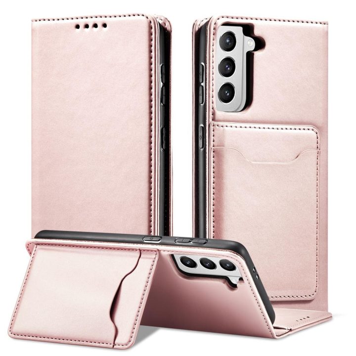 Magnetinis kortelių dėklas Samsung Galaxy S22 + (S22 Plus)