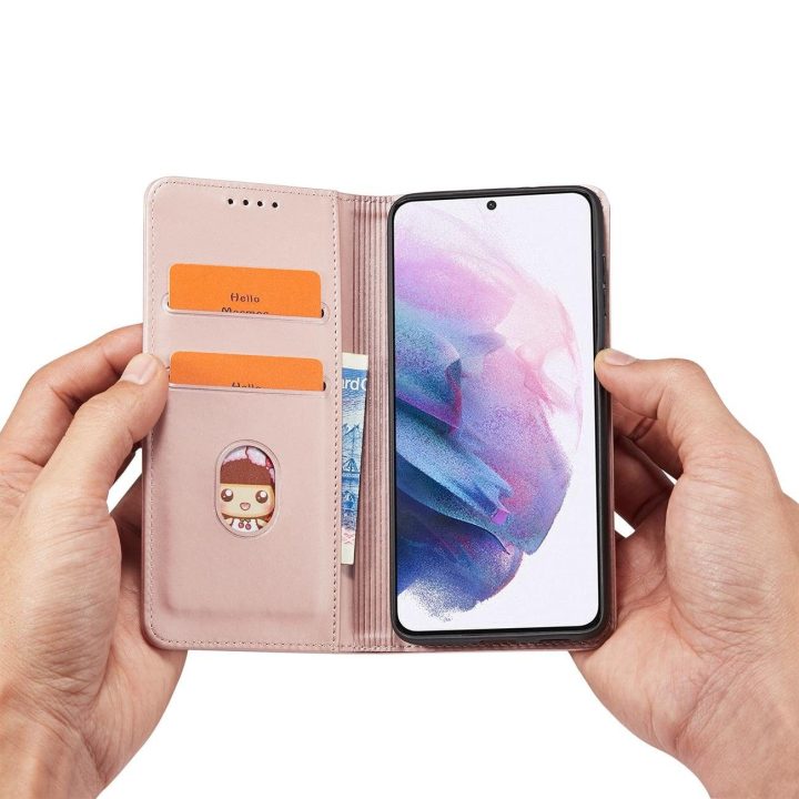 Magnetinis kortelių dėklas Samsung Galaxy S22 + (S22 Plus)
