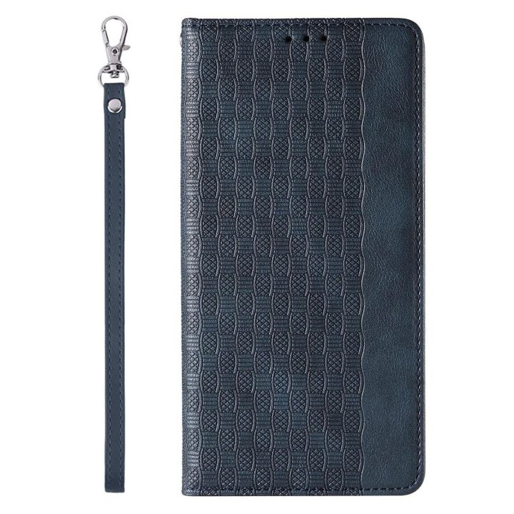 Magneto dirželio dėklas iPhone 12 Pro Max dėklas piniginė + mini švino pakabukas mėlyna