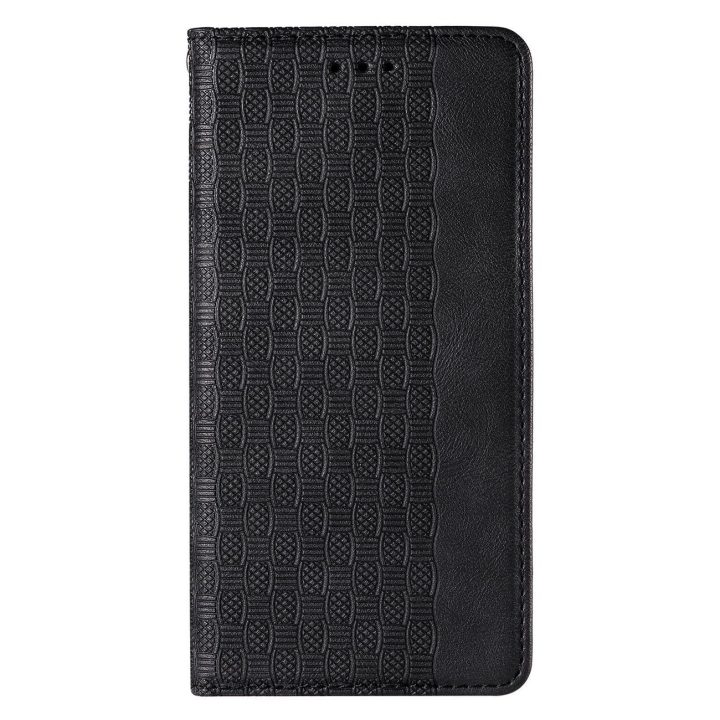 Magnetinis dirželis dėklas Samsung Galaxy S22 + (S22 Plus) dėklas piniginė + mini švino pakabukas juodas