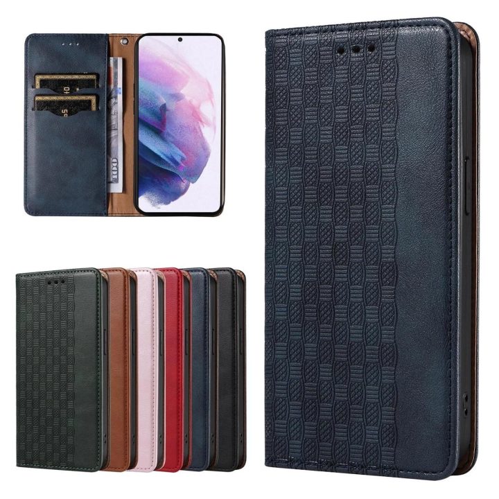 Magnetinis dirželis dėklas Samsung Galaxy S22 + (S22 Plus) dėklas piniginė + mini švino pakabukas mėlynas