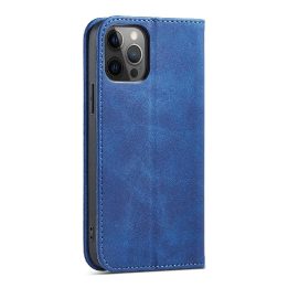 Magnetas Fancy Case Case for iPhone 12 Pro Max Pouch Card Wallet Card Stand Blue