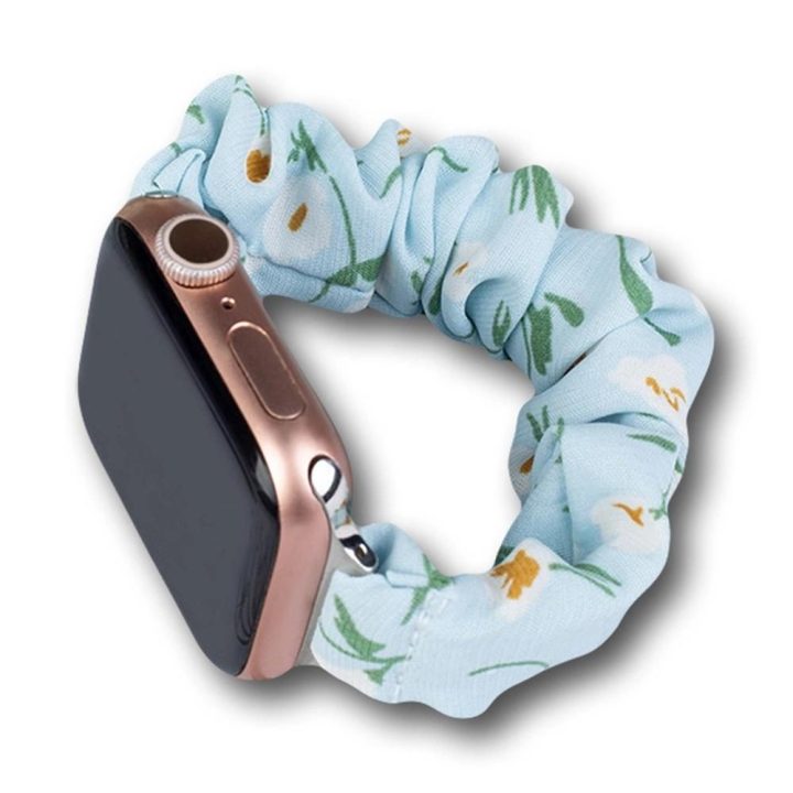 Fabric Watch 7 juosta 7/6/5/5/4/3/2 / SE (45/44 / 42 mm) dirželio apyrankė apyrankė su elastinga mėlyna spalva