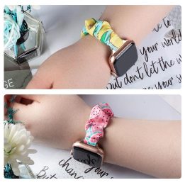 Medžiaginė laikrodžio Watch 7 juosta 7/6/5/5/4/3/2 / SE (45/44 / 42 mm) apyrankė apyrankė su elastinga ananasų juostele