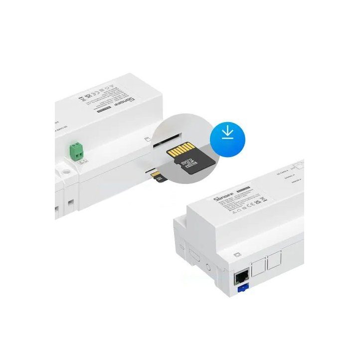išmanusis jungiklis, leidžiantis išmatuoti suvartojamos energijos kiekį Sonoff SPM Fi / Ethernet galios matuoklis
