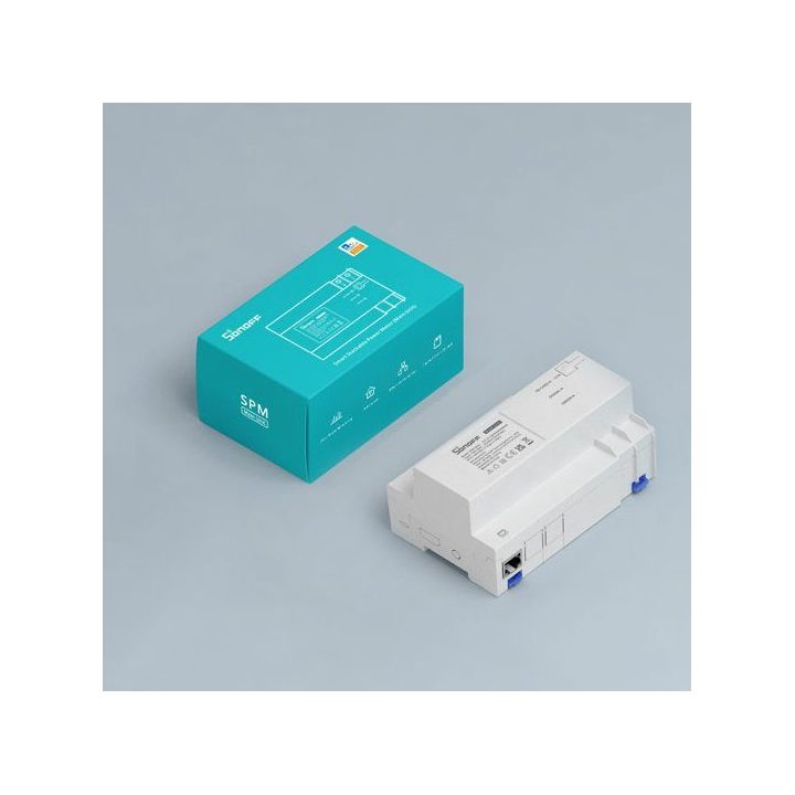 išmanusis jungiklis, leidžiantis išmatuoti suvartojamos energijos kiekį Sonoff SPM Fi / Ethernet galios matuoklis