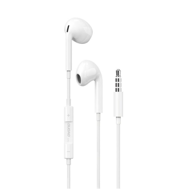 ausinės į ausis su 3,5 mm minijack jungtimi, baltos spalvos (X14PRO)