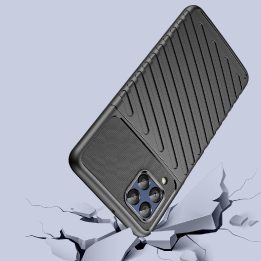 Thunder Case lankstus šarvuotas dangtelis, skirtas Samsung Galaxy M53 5G , juodas