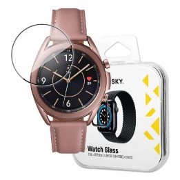 Laikrodžio stiklas Hybrid Glass, skirtas Samsung Galaxy Watch 3 41 mm, juodas