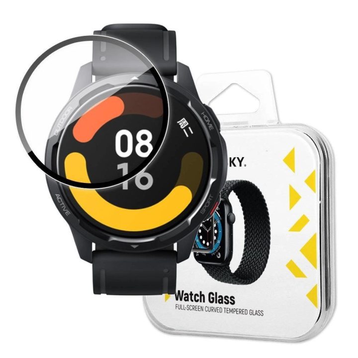 Laikrodžio stiklas hibridinis stiklas, skirtas Xiaomi Watch Color 2 , juodas