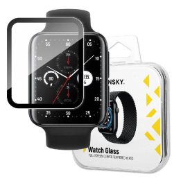 Watch Glass hibridinis stiklas, skirtas Oppo Watch 2 46 mm, juodas