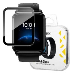 Watch Glass hibridinis stiklas, skirtas Realme Watch 2 , juodas