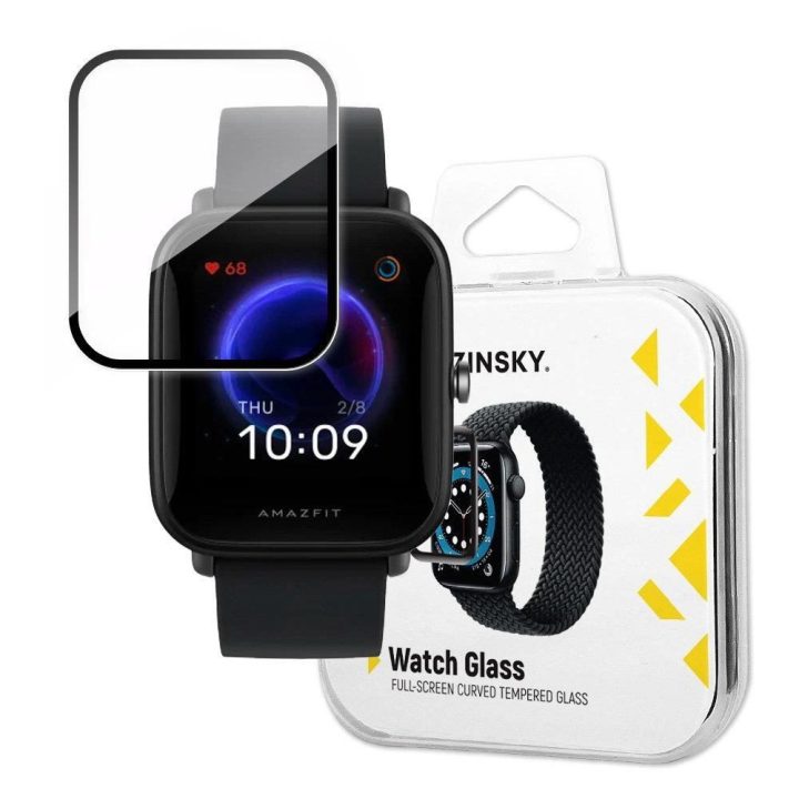 Laikrodžio stiklas Hibridinis stiklas, skirtas Xiaomi Amazfit Bip U Black