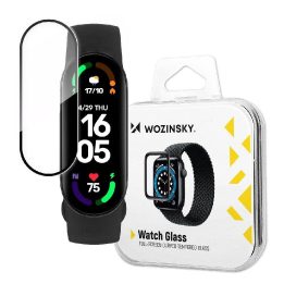 Laikrodžio stiklas hibridinis stiklas Xiaomi Mi Band 6 juodas