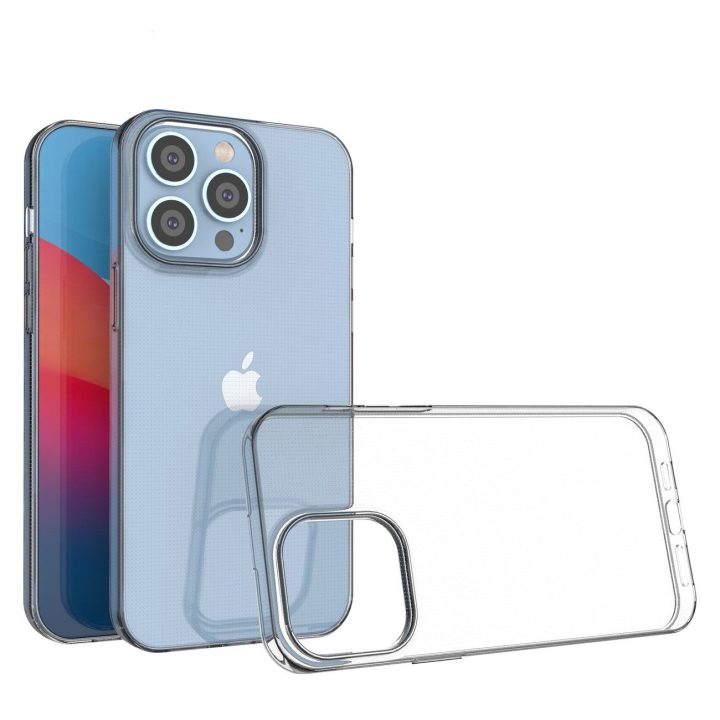 Itin skaidrus 0,5 mm iPhone 14 Pro Max dangtelis gelinis skaidrus