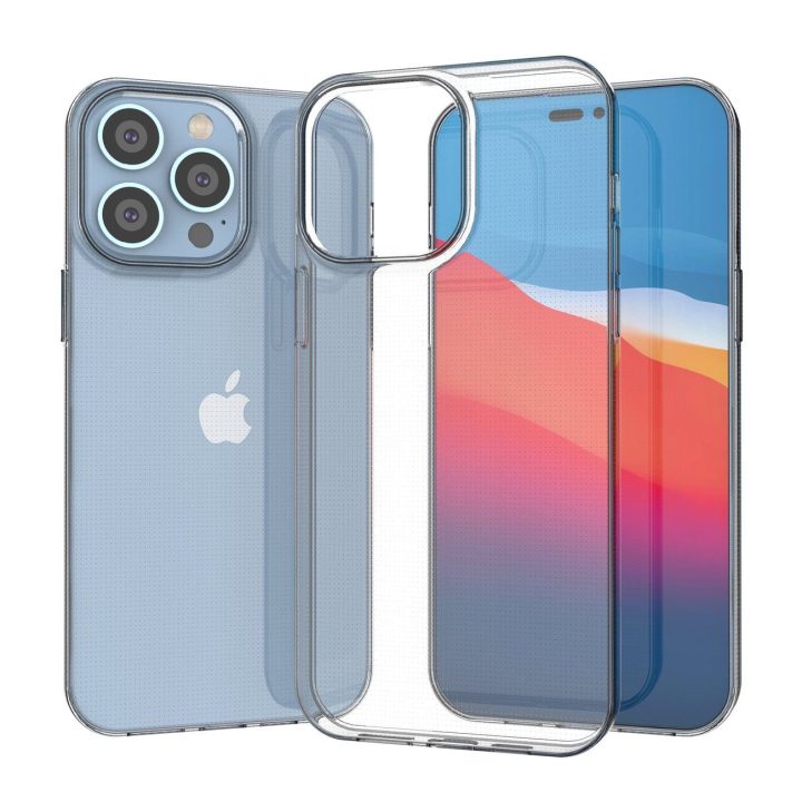 Itin skaidrus 0,5 mm iPhone 14 Pro Max dangtelis gelinis skaidrus