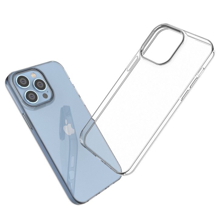 Itin skaidrus 0,5 mm iPhone 14 Pro Max dangtelis gelinis skaidrus