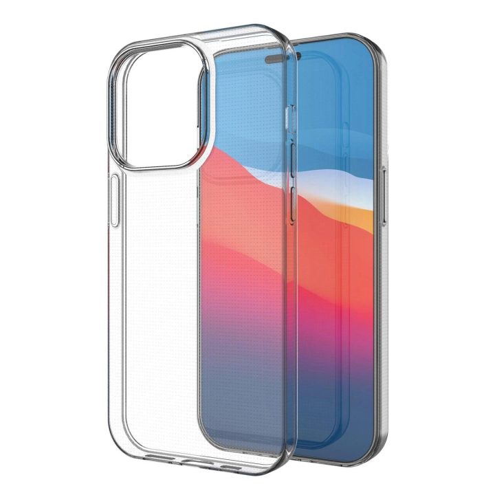 Itin skaidrus 0,5 mm iPhone 14 Pro dangtelis gelinis skaidrus