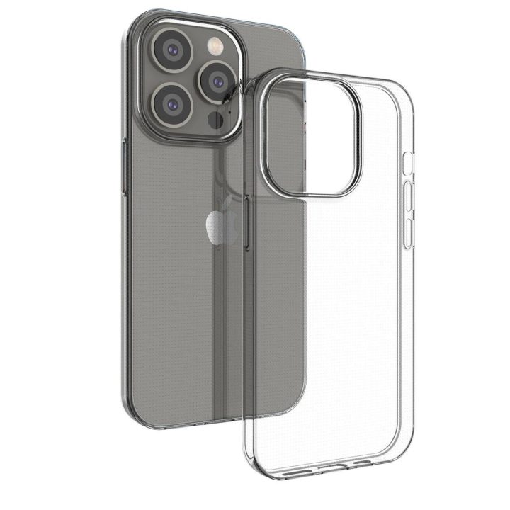 Itin skaidrus 0,5 mm iPhone 14 Pro dangtelis gelinis skaidrus