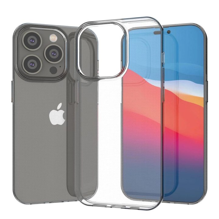 Itin skaidrus 0,5 mm iPhone 14 Pro dangtelis gelinis skaidrus