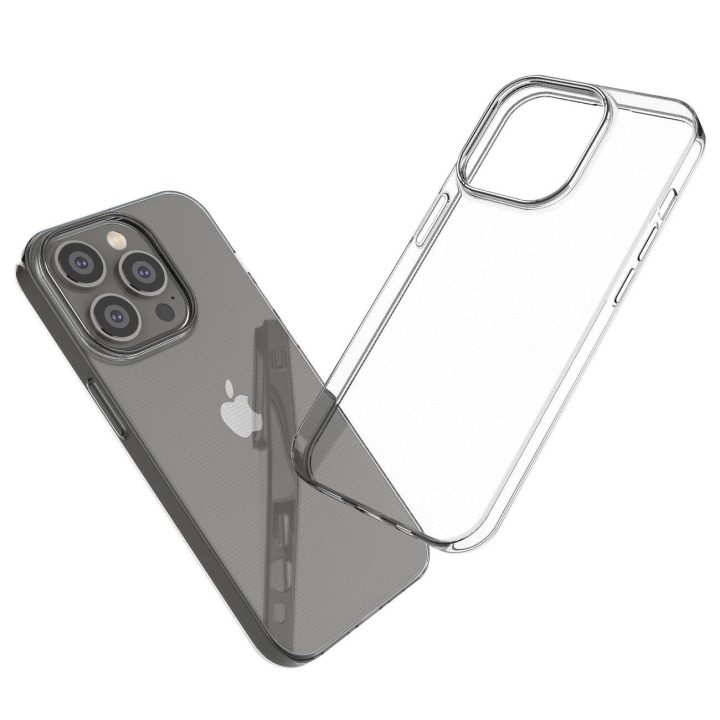 Itin skaidrus 0,5 mm iPhone 14 Pro dangtelis gelinis skaidrus