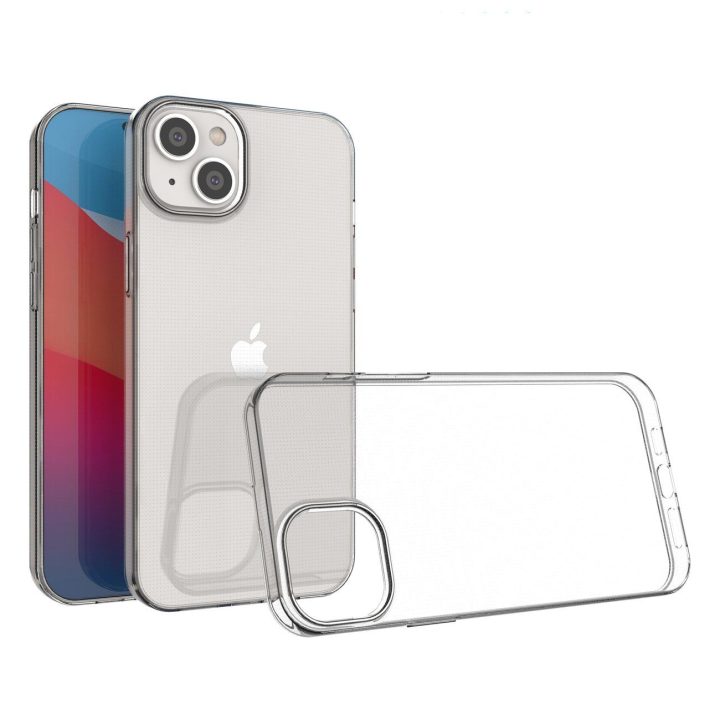 Gelinis korpuso dangtelis Ultra Clear 0,5 mm iPhone 14 Max permatomas