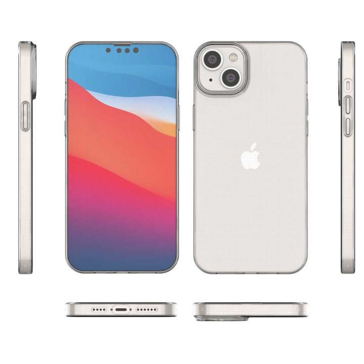 Gelinis korpuso dangtelis Ultra Clear 0,5 mm iPhone 14 Max permatomas