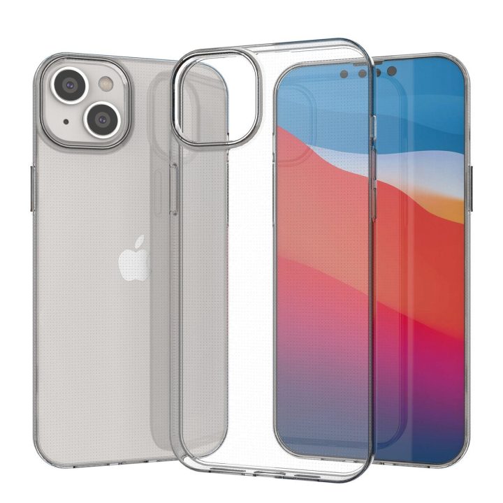 Gelinis korpuso dangtelis Ultra Clear 0,5 mm iPhone 14 Max permatomas