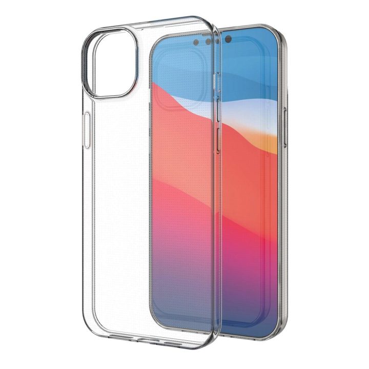 Gelinis korpuso dangtelis Ultra Clear 0,5 mm iPhone 14 Max permatomas