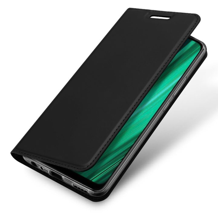 Skin Pro dėklo dangtelis su atvartu Realme Narzo 50A juodas