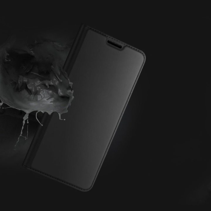 Skin Pro dėklo dangtelis su atvartu Realme Narzo 50A juodas