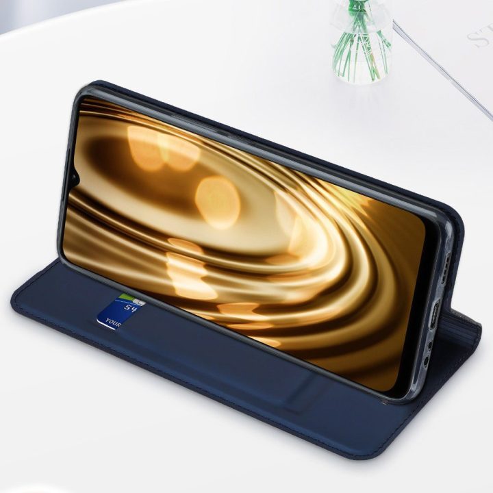 Skin Pro dėklo dangtelis su atvartu Realme Narzo 50A juodas
