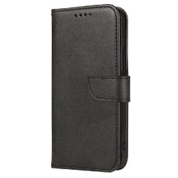 Magnetinis dėklas elegantiškas dėklas su atvartu ir stovo funkcija Honor Magic 4 juodas